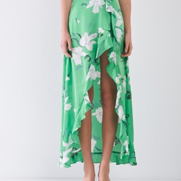 Stunning Floral Maxi Dress - Green - Picture 5 of 5